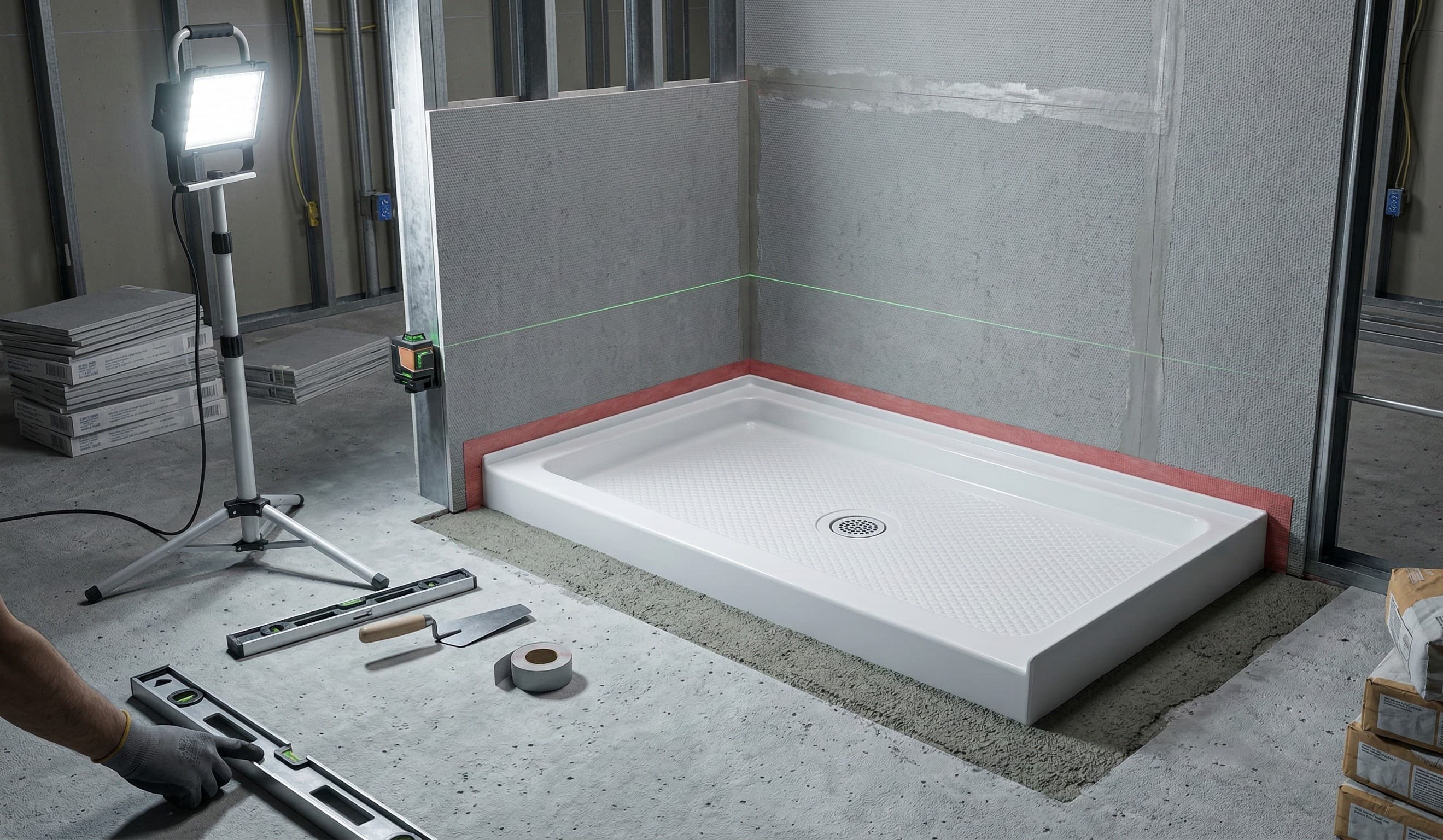 Custom Tile-Ready Shower Bases