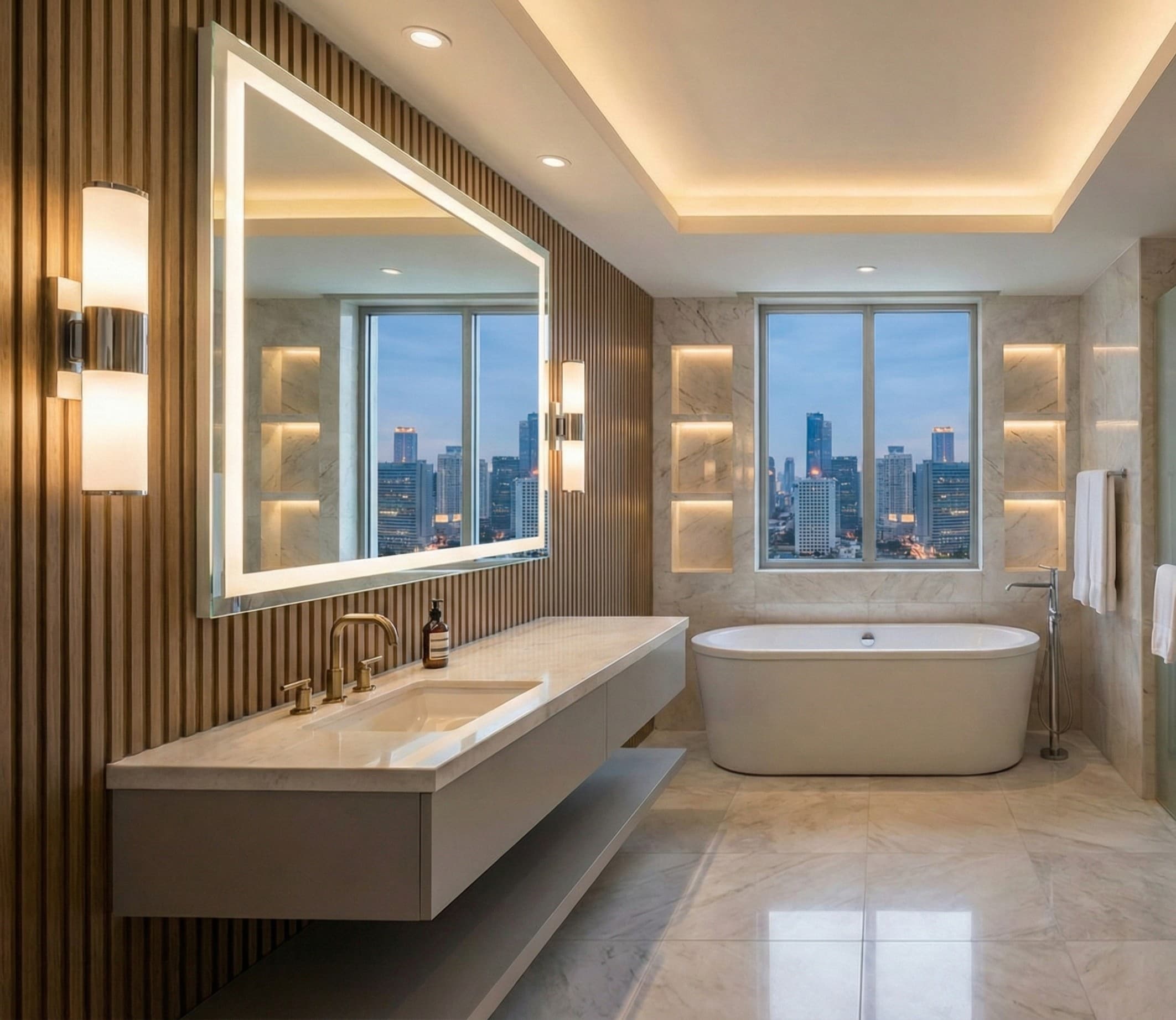 Brand compliant hotel bathroom design